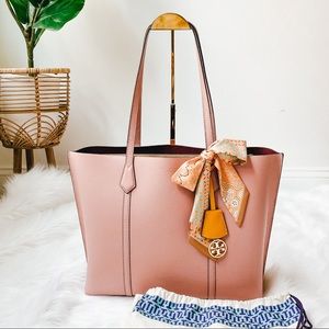 Tory Burch Perry Leather Tote Bag